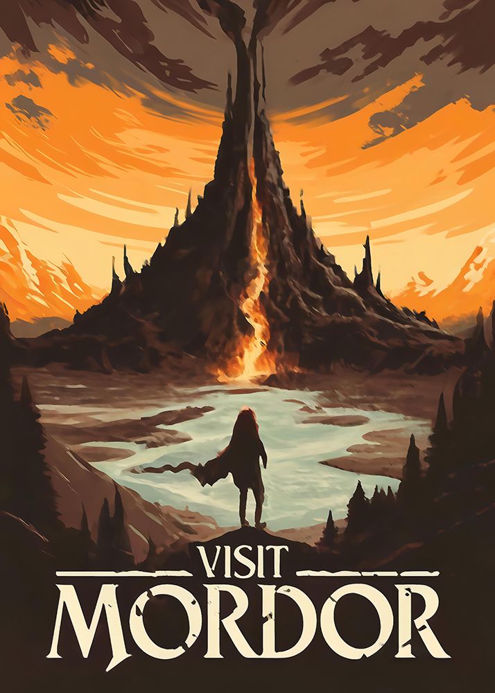Visit Mordor art print by Andreas Magnusson for $57.95 CAD