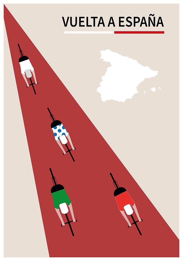 Vuelta a espana Poster art print by Paperago for $57.95 CAD