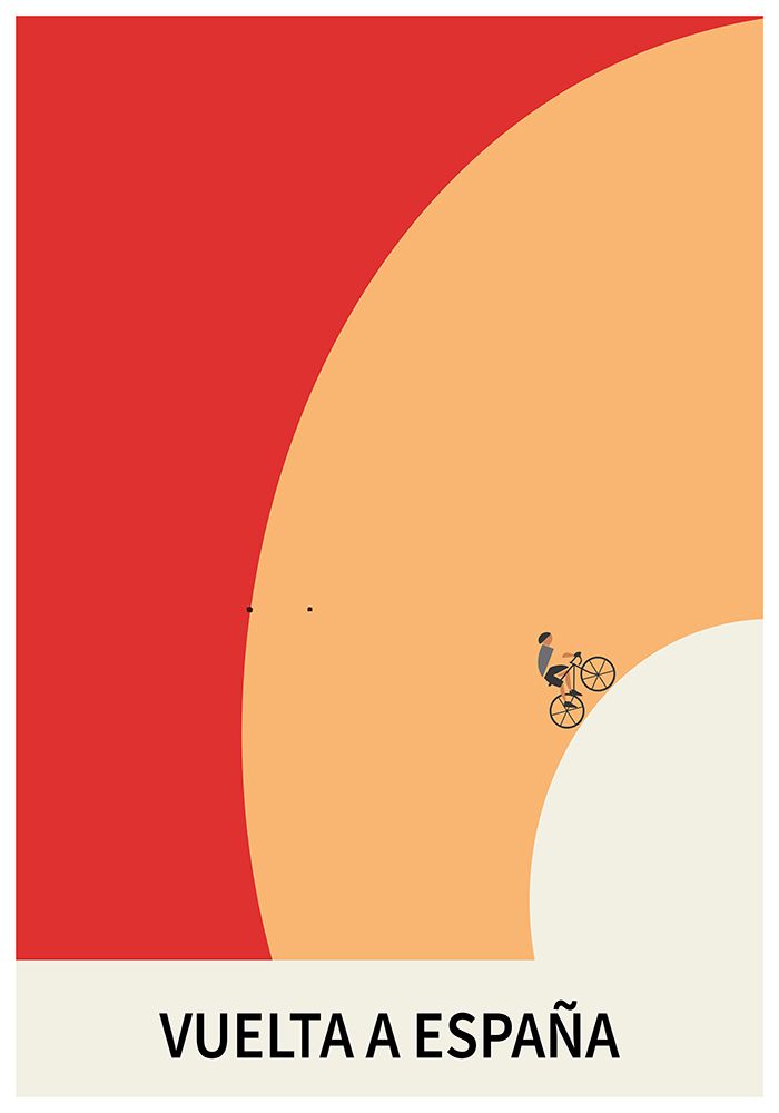 Cycle -  Vuelta a Espana art print by Paperago for $57.95 CAD