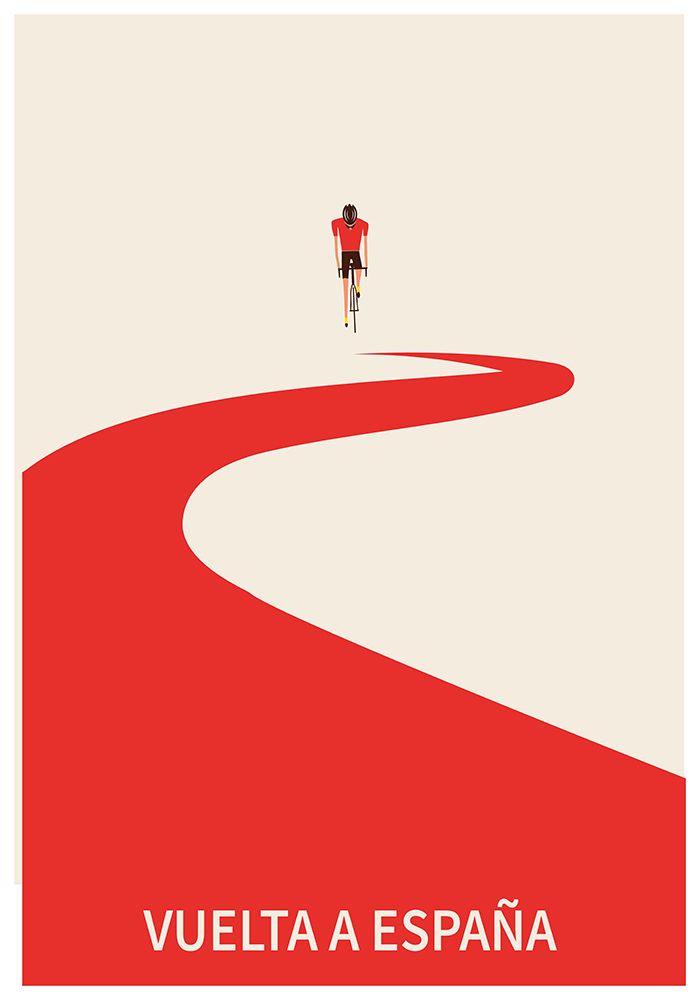 Cycle - Vuelta a espana art print by Paperago for $57.95 CAD