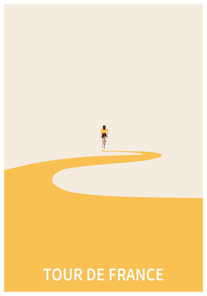 Cykle  - Tour de France art print by Paperago for $57.95 CAD