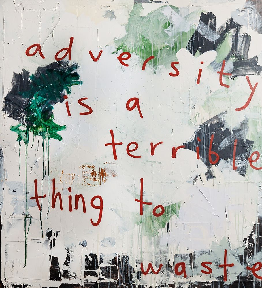 Adversity is a terrible thing to waste art print by Kent Youngstrom for $57.95 CAD