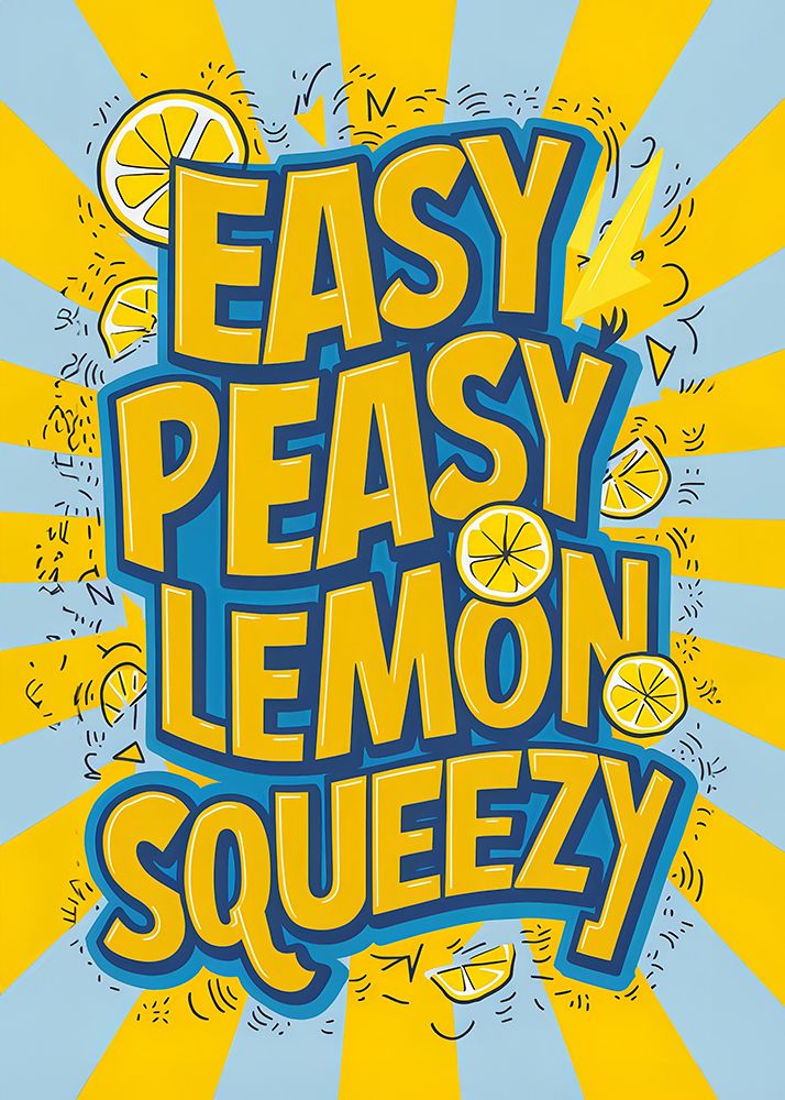 Easy Peasy Lemon Squeezy 2 art print by Andreas Magnusson for $57.95 CAD