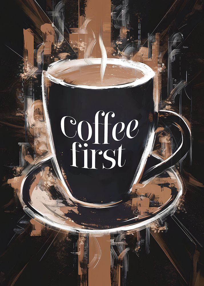 Coffee First art print by Andreas Magnusson for $57.95 CAD