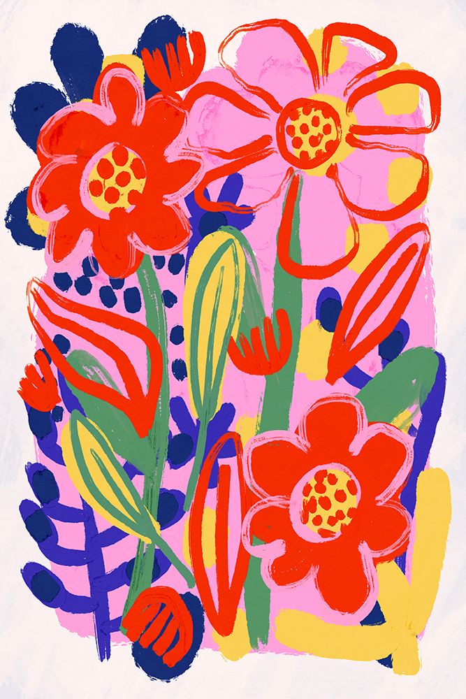 Summer Flowers No 2 art print by Treechild for $57.95 CAD