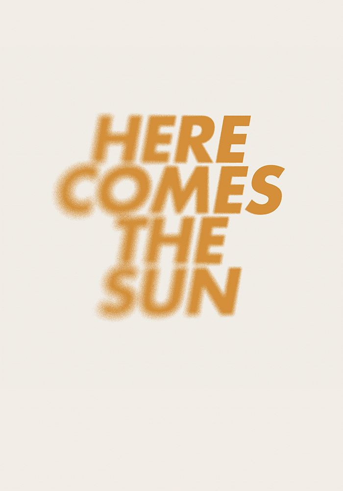 Here comes the sun art print by The Miuus Studio for $57.95 CAD