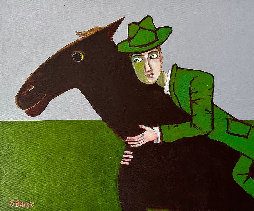 The horse lover art print by Sharyn Bursic for $57.95 CAD