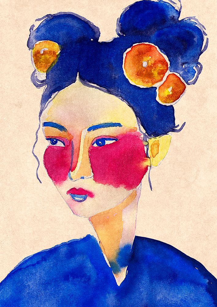 Asian Girl art print by Raissa Oltmanns for $57.95 CAD