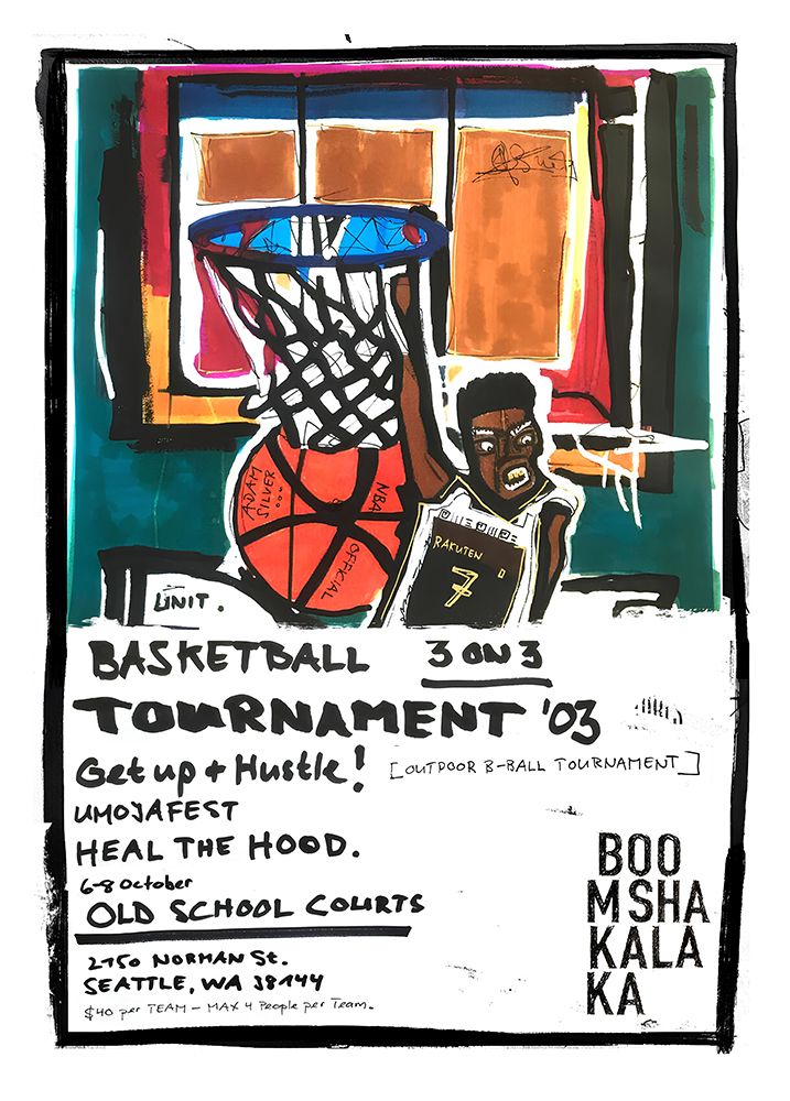 2024 Plakat Basketball 50x70 1 art print by Stefan Bammert for $57.95 CAD