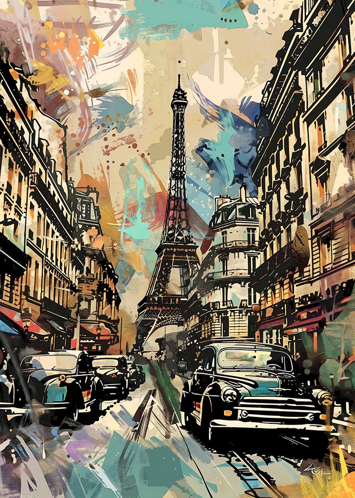 Paris - France art print by Andreas Magnusson for $57.95 CAD