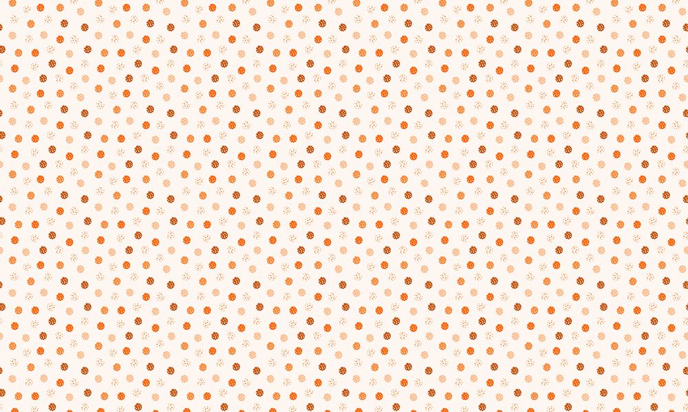 Peachy Dots Peach On Tan art print by Michele Channell for $57.95 CAD