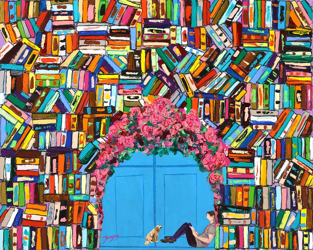 Book Cafe art print by Jukyong Park for $57.95 CAD