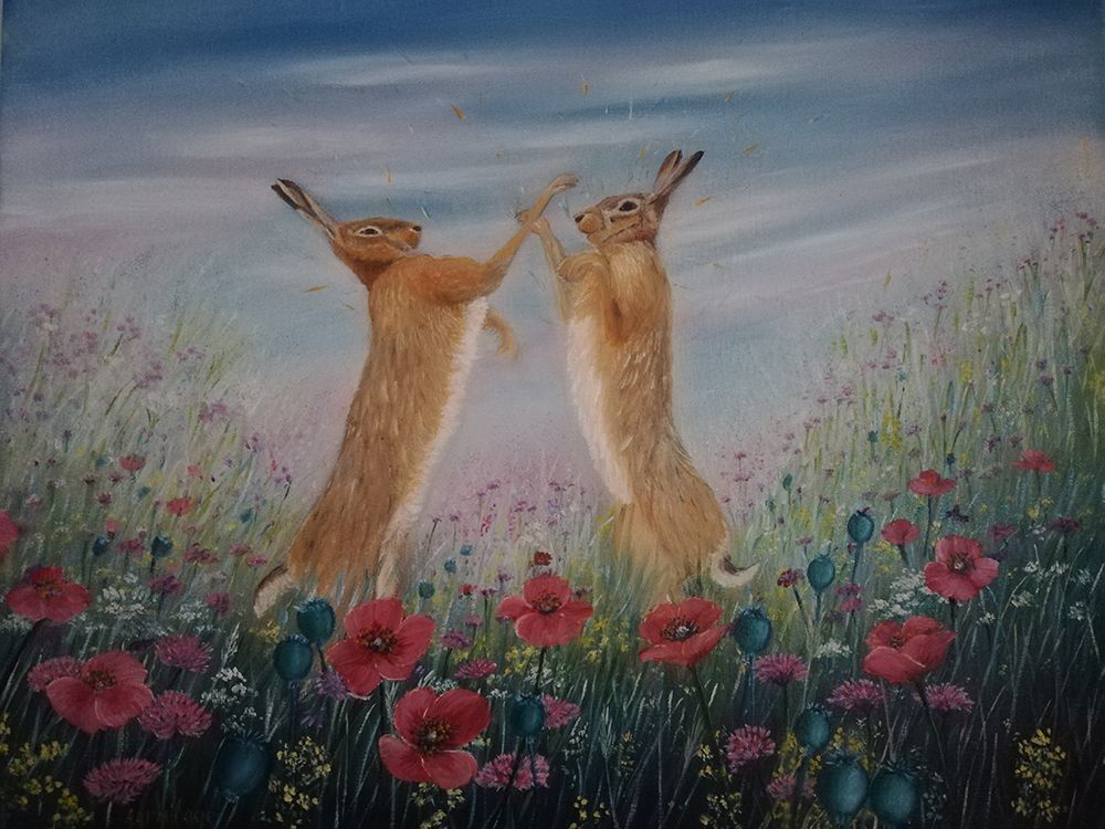 Hares art print by Annette Armitage for $57.95 CAD