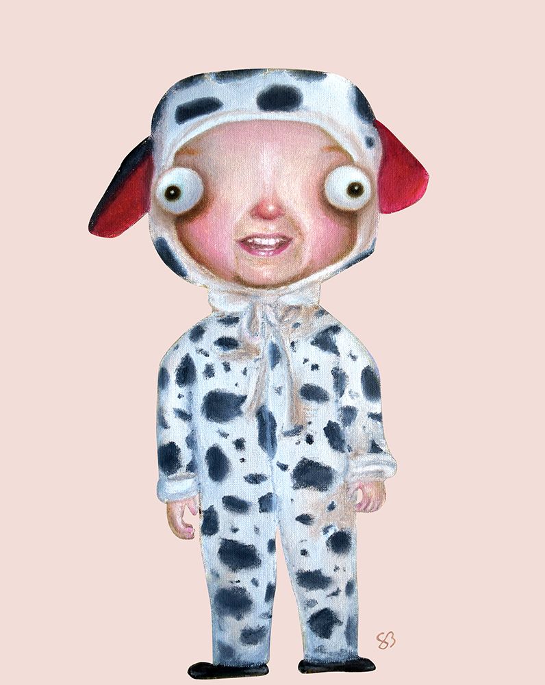 The One in the Cow Suit art print by Santiago Bugdadi for $57.95 CAD