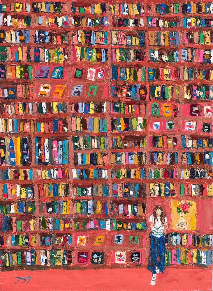 Book Cafe art print by Jukyong Park for $57.95 CAD