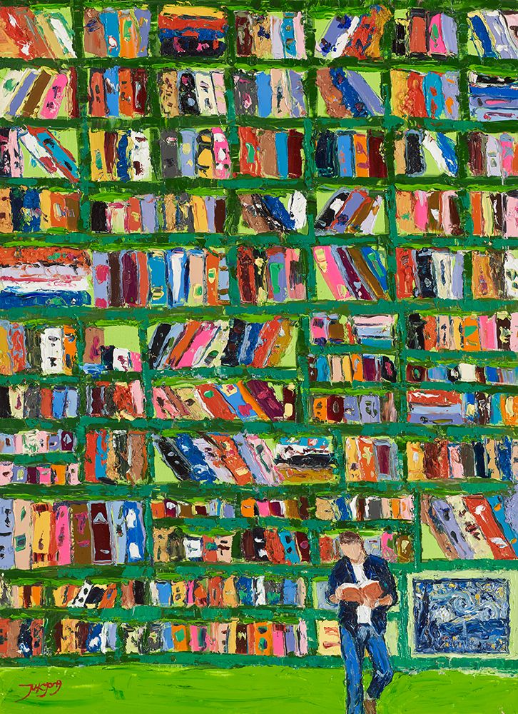 Book Cafe art print by Jukyong Park for $57.95 CAD