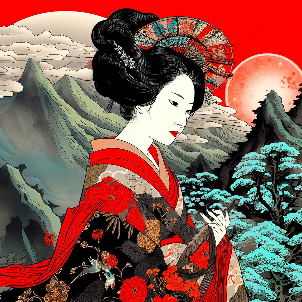 Japan World Illustration (1) art print by Justyna Jaszke for $57.95 CAD