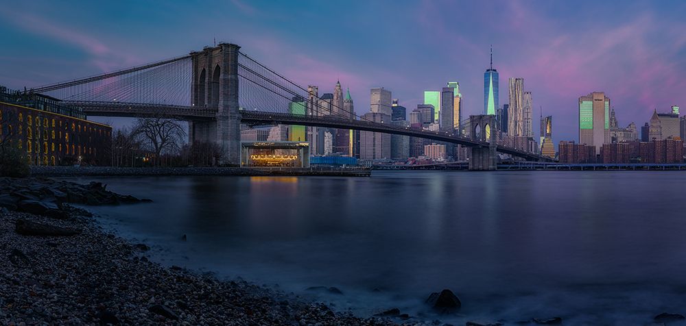 New York Brooklyng Bridge art print by Paco Jimenez for $57.95 CAD