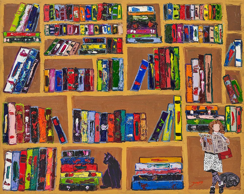 Book Cafe art print by Jukyong Park for $57.95 CAD