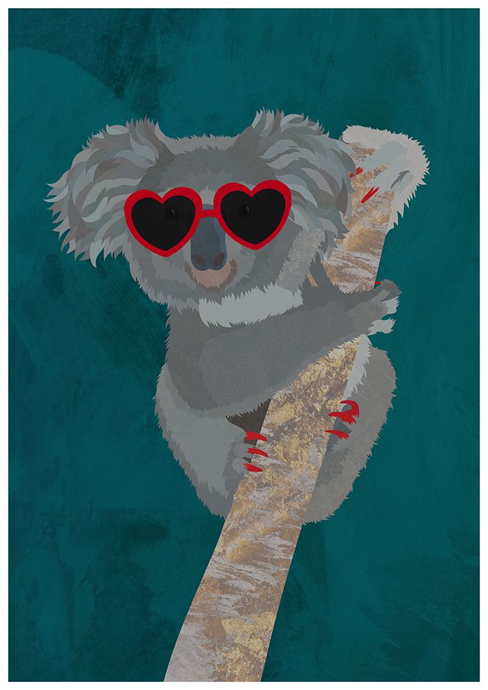 Koala fashion art print by Sarah Manovski for $57.95 CAD