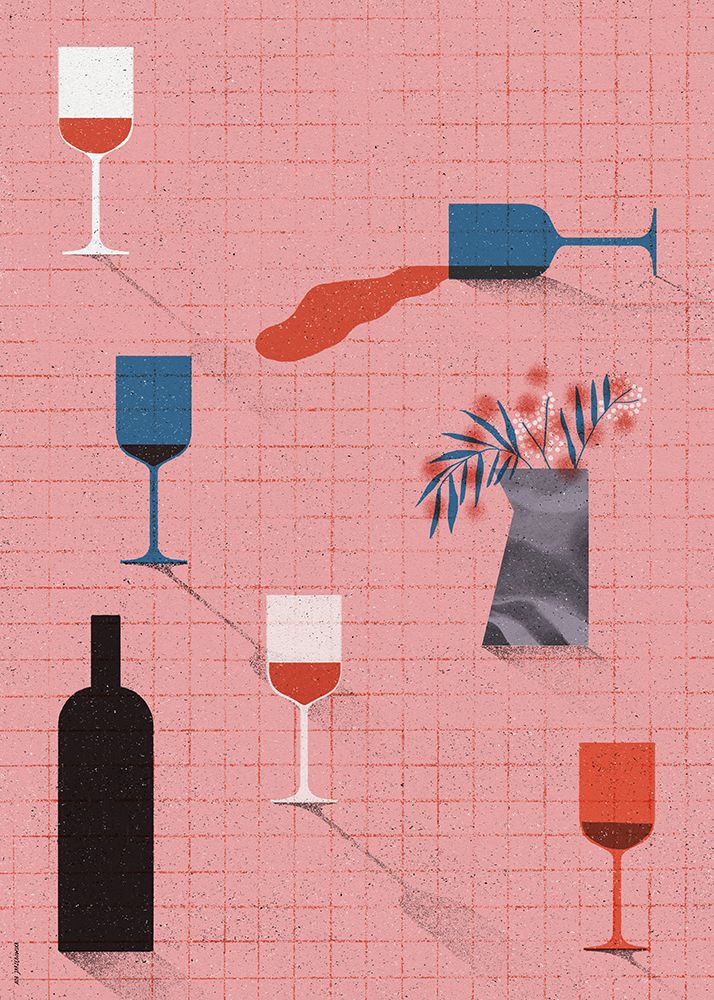 Wine art print by Ada Jarzebowska for $57.95 CAD