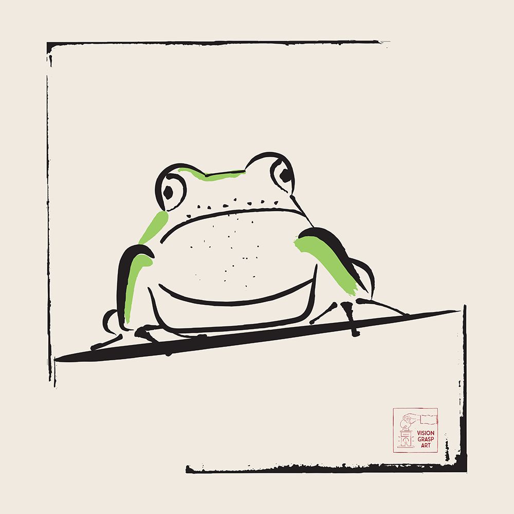 Frog art print by Vision Grasp Art for $57.95 CAD