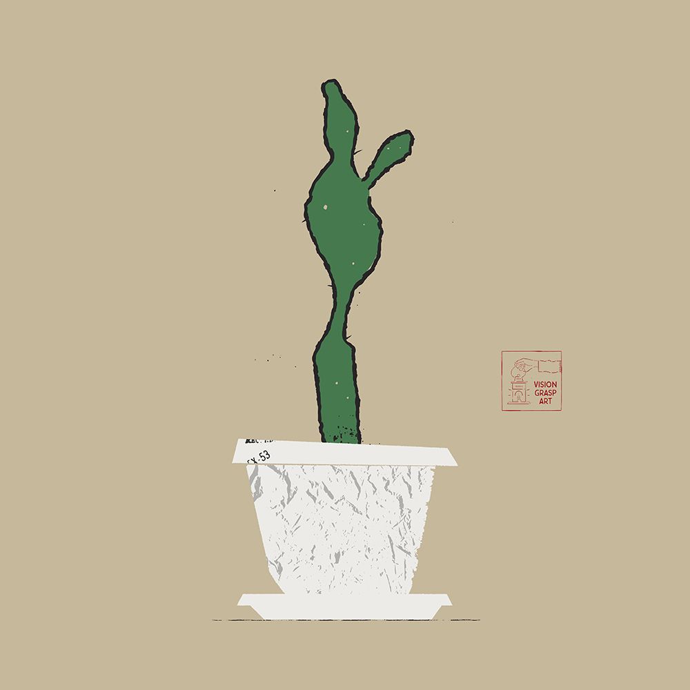 Cactus art print by Vision Grasp Art for $57.95 CAD