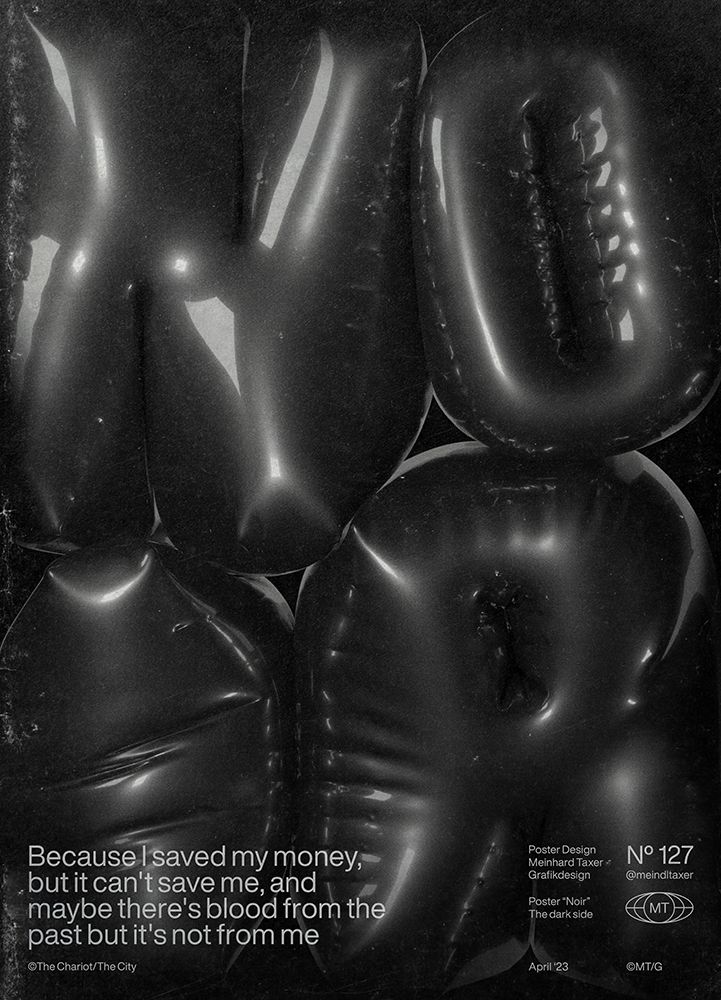 Noir Inflated art print by Meinhard Taxer for $57.95 CAD