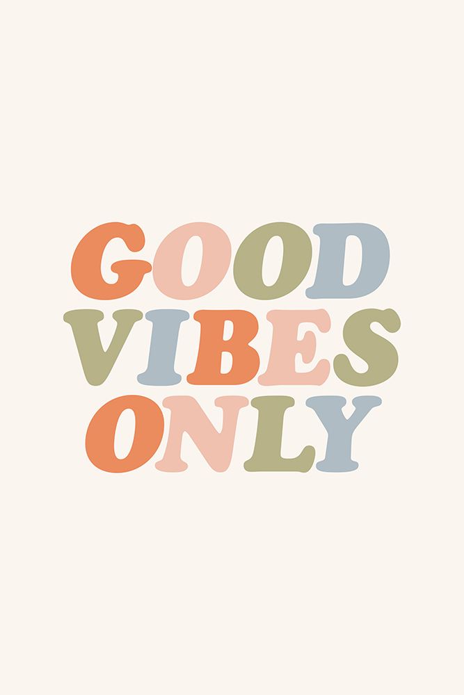 Good Vibes Only F9f5ef art print by Brett Wilson for $57.95 CAD