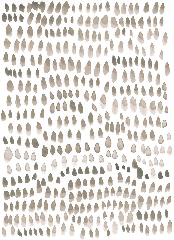 Painted Dots Light Brown art print by Iris Lehnhardt for $57.95 CAD