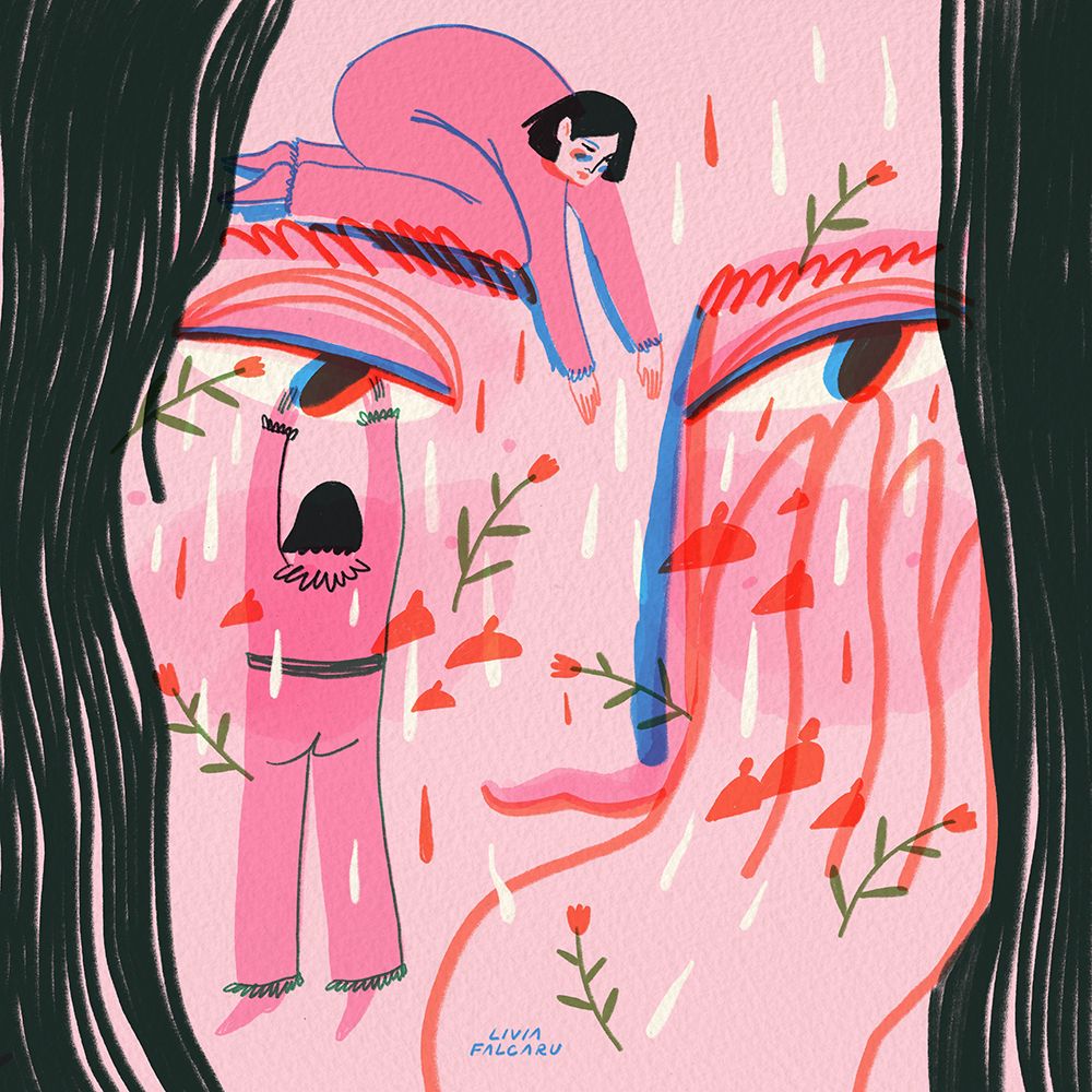 Anxiety art print by Livia Falcaru for $57.95 CAD