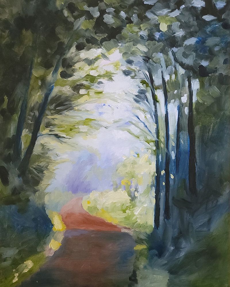 Tree Tunnel art print by Claire Whitehead for $57.95 CAD