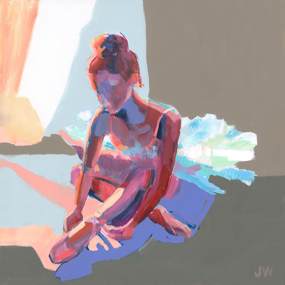 Ballerina Sitting art print by Jenny westenhofer for $57.95 CAD