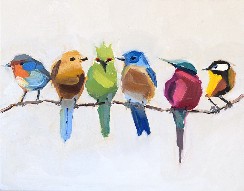 Birds On a Branch art print by Jenny westenhofer for $57.95 CAD