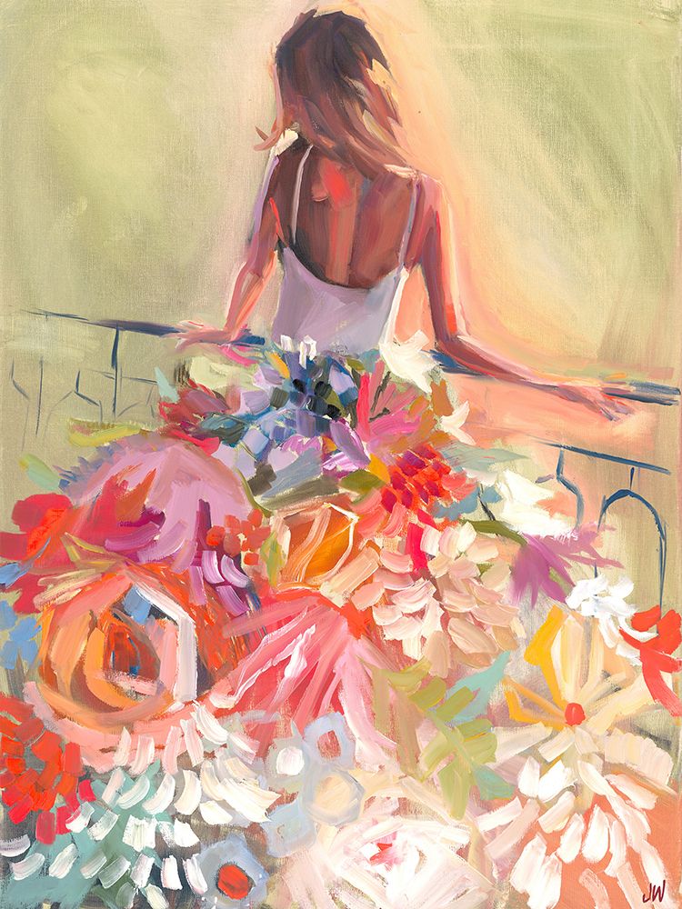 Flower Dress art print by Jenny westenhofer for $57.95 CAD