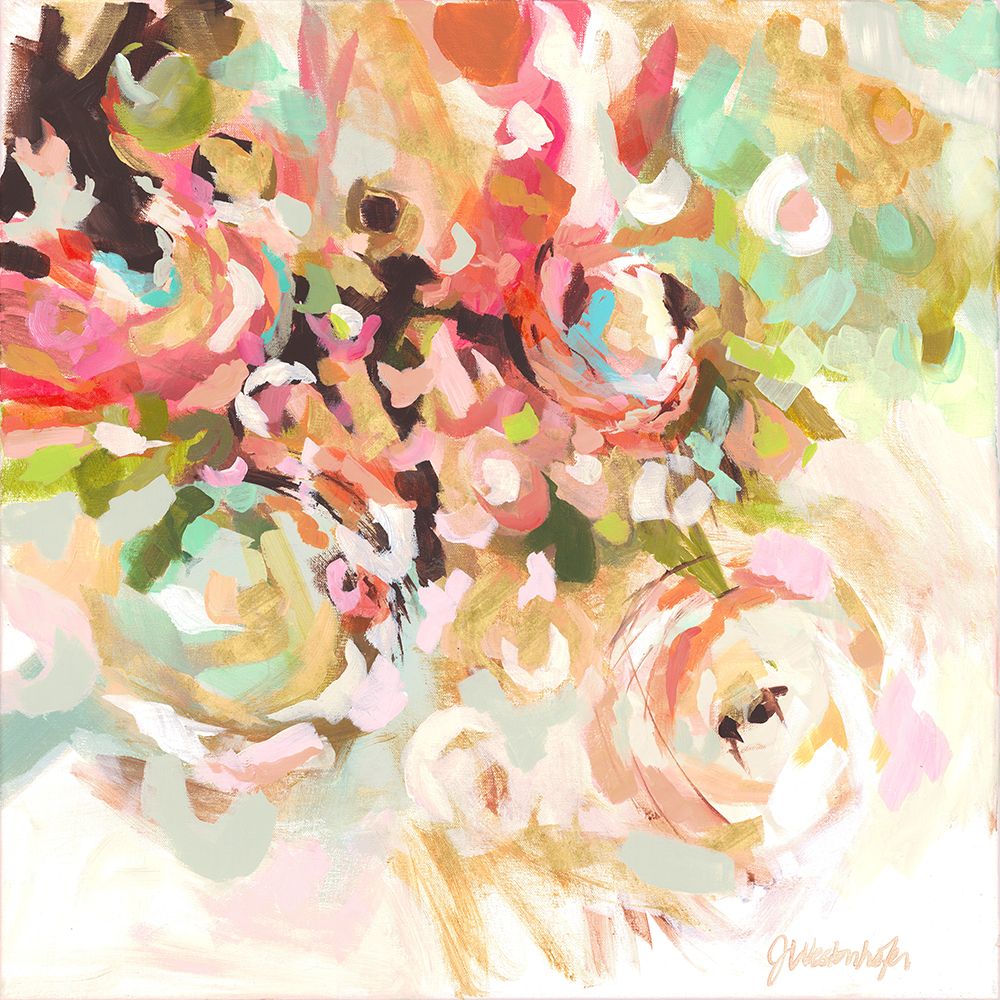 Flower Abstract art print by Jenny westenhofer for $57.95 CAD