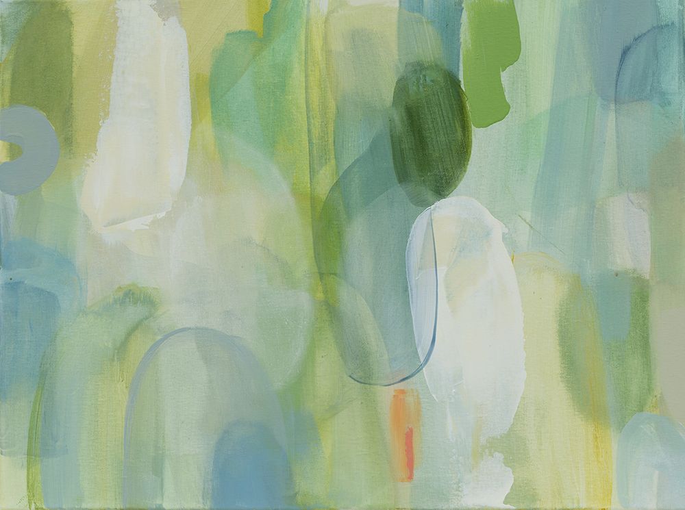 Green Blue Abstract art print by Jenny westenhofer for $57.95 CAD