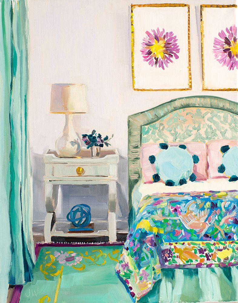 Mary Ellen S Bedroom art print by Jenny westenhofer for $57.95 CAD