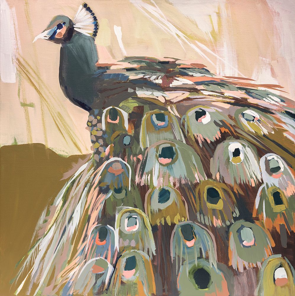 Peacock Olive art print by Jenny westenhofer for $57.95 CAD