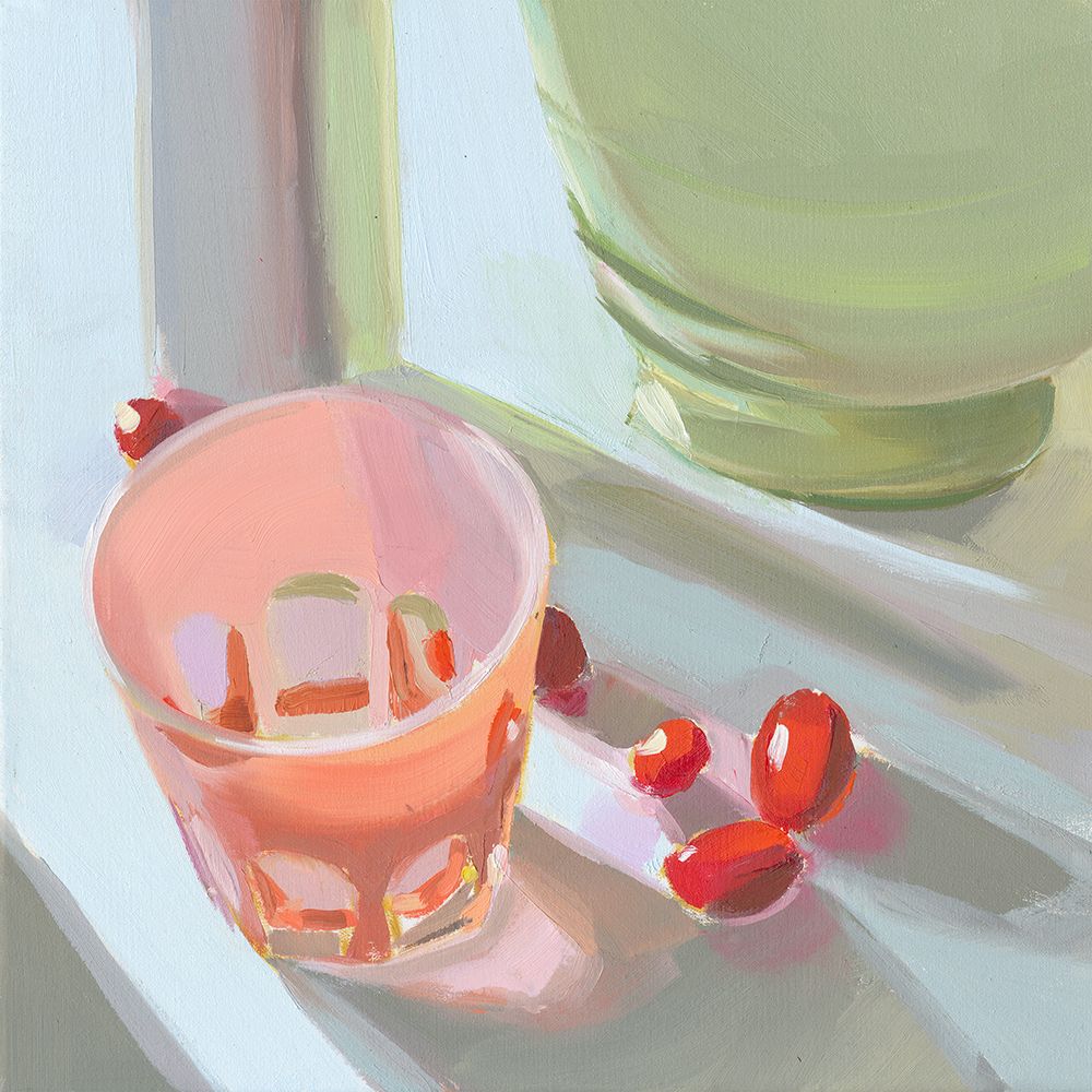 Pink Glass art print by Jenny westenhofer for $57.95 CAD