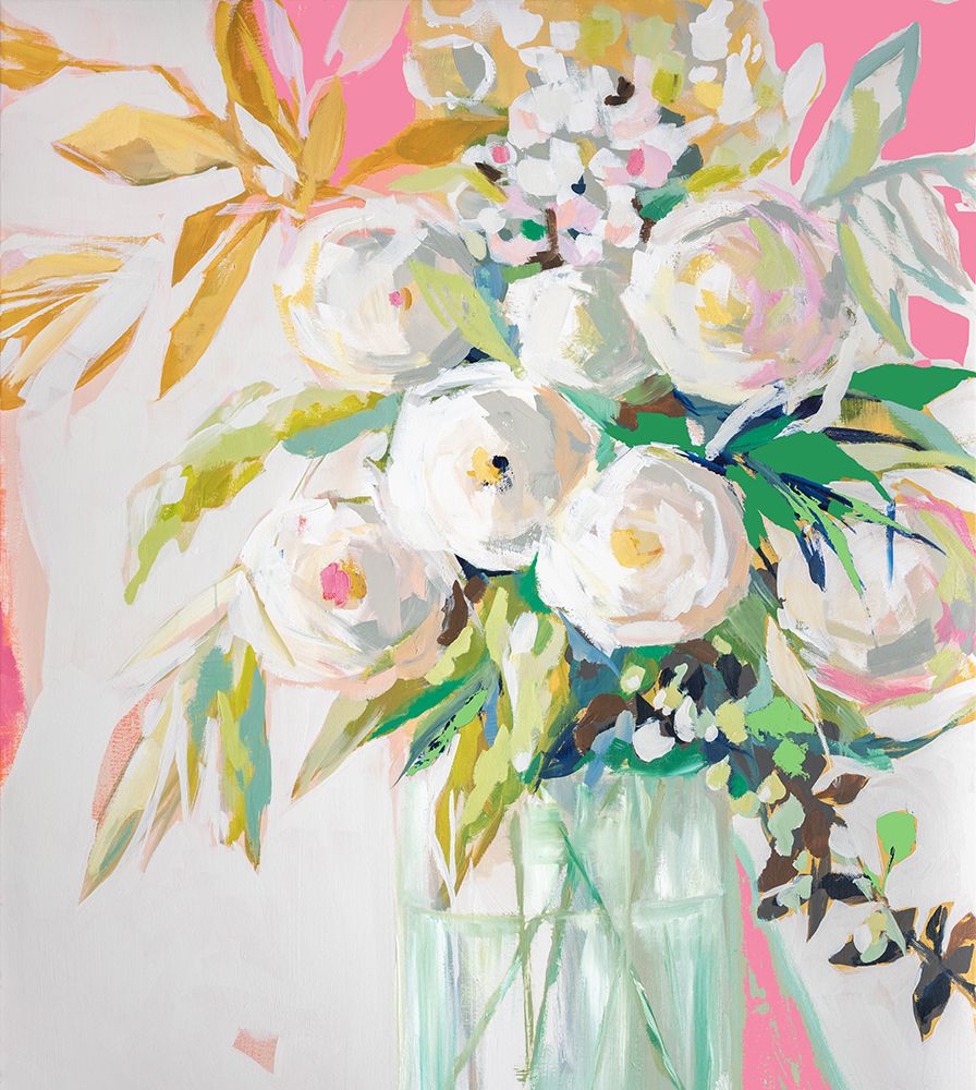 Springtime Soiree Floral art print by Jenny westenhofer for $57.95 CAD