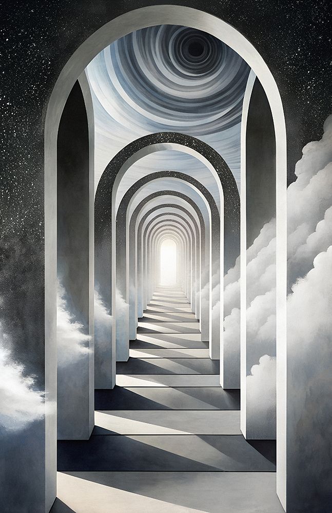 The Infinite Archways art print by Miguel Bruzual for $57.95 CAD