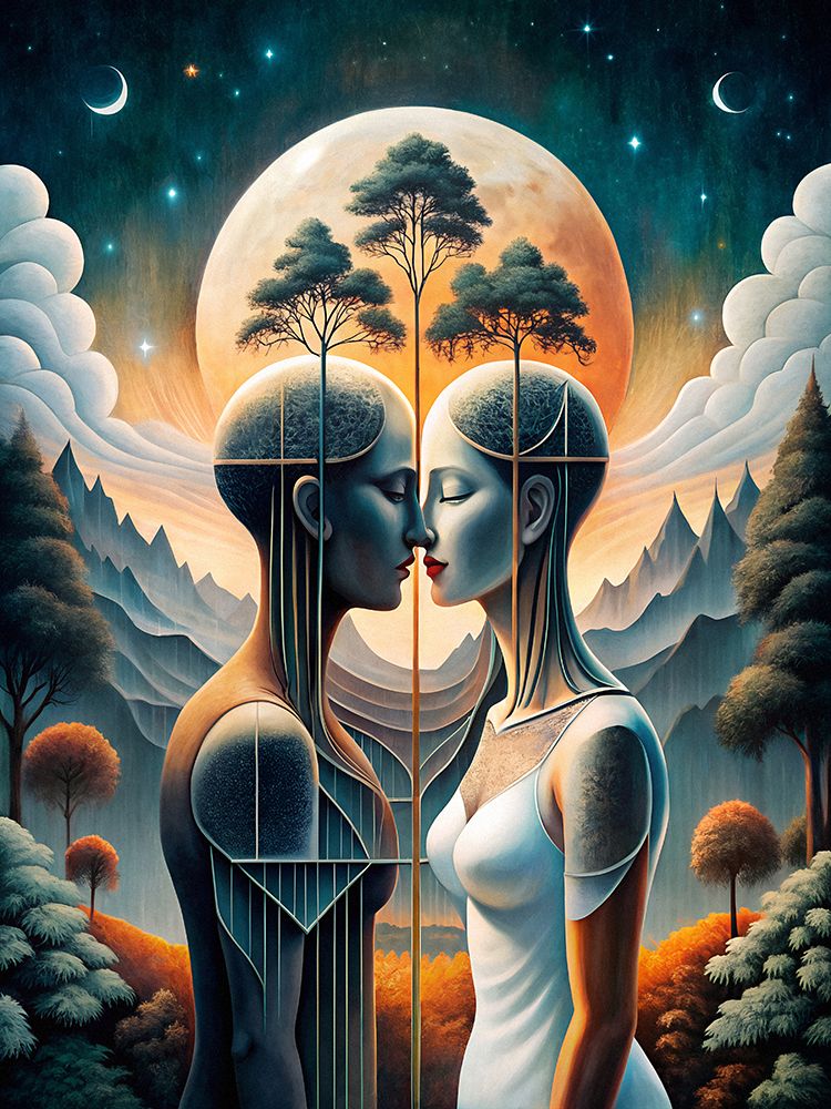 Celestial Connection art print by Miguel Bruzual for $57.95 CAD