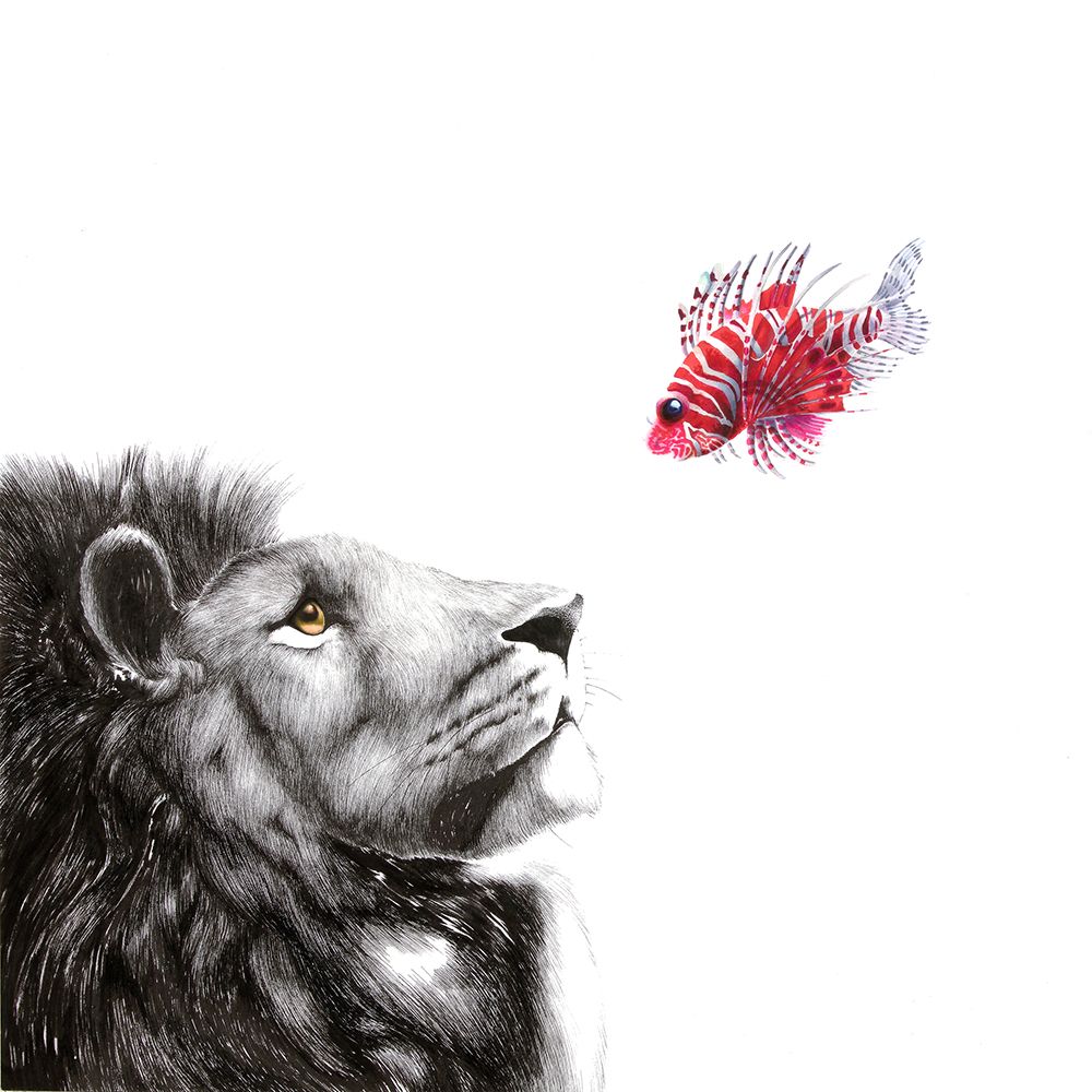 Lionfish art print by Sara W. Nelin for $57.95 CAD