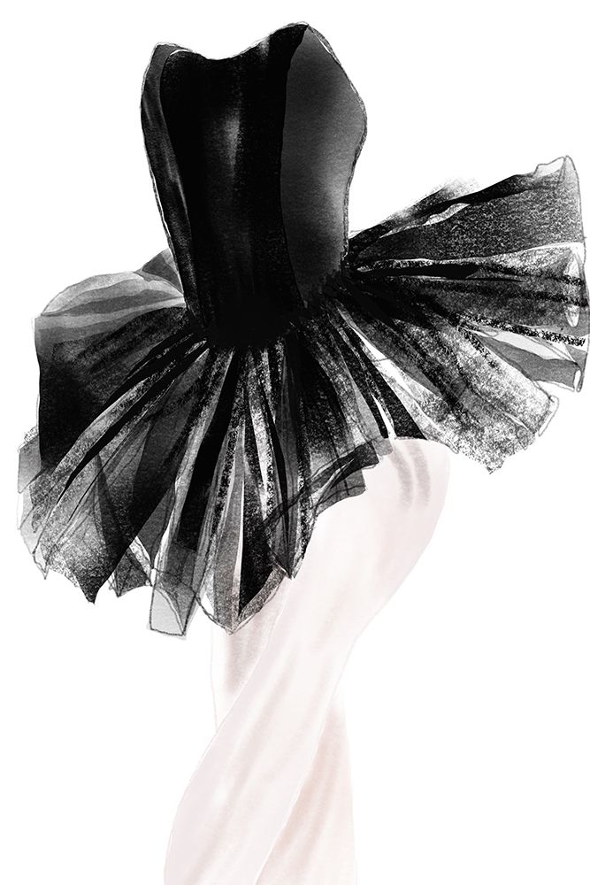 Ballerina Black Tutu Poster art print by Project C for $57.95 CAD