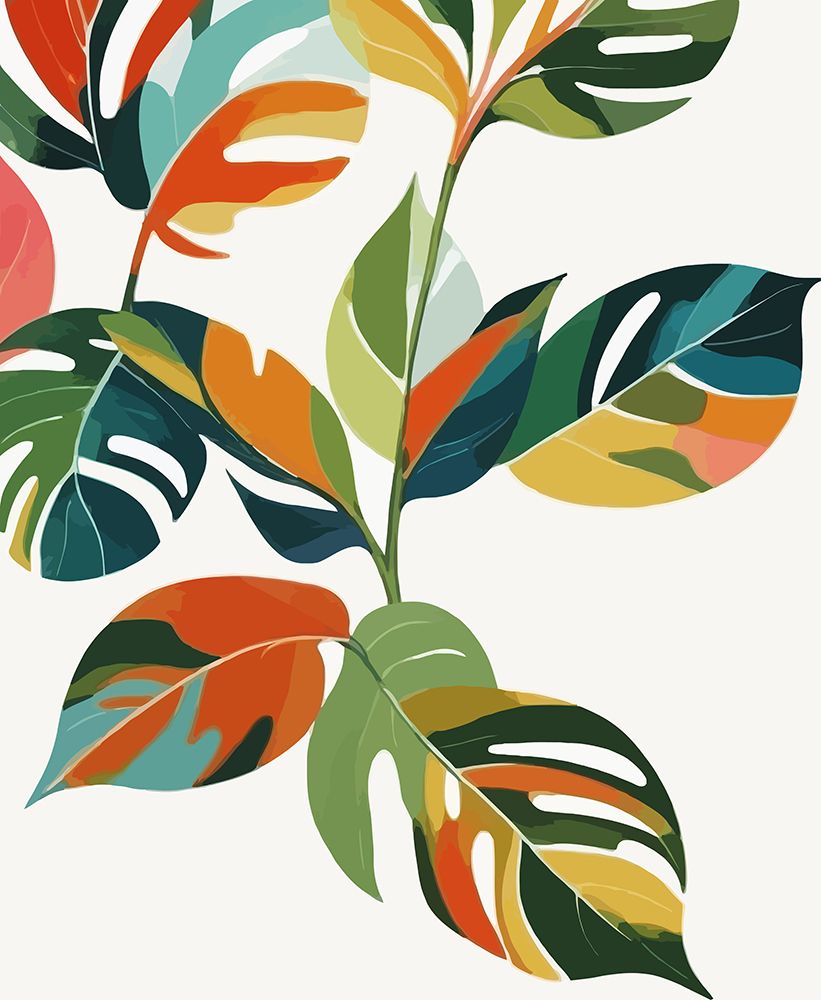 Botanical Celebration of Color art print by Uma Gokhale for $57.95 CAD