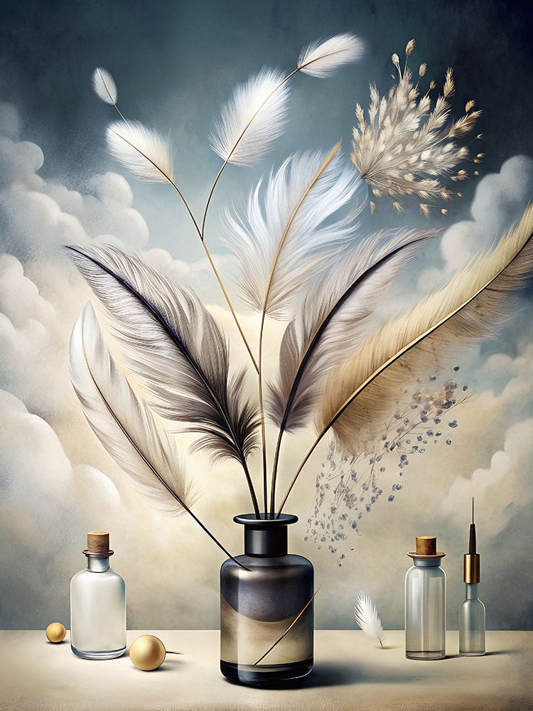 Enchanted Plumes art print by Miguel Bruzual for $57.95 CAD