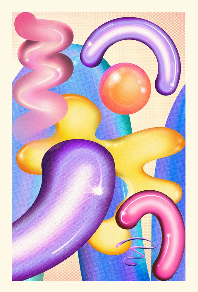 RETRO GRAPHIC NO.19 art print by The Art Concept for $57.95 CAD