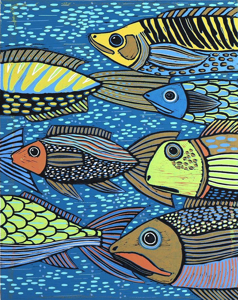Big Blue Ocean art print by Mariann Johansen-Ellis for $57.95 CAD