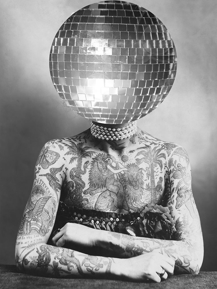 DISCO VINTAGE PORTRAIT art print by The Art Concept for $57.95 CAD